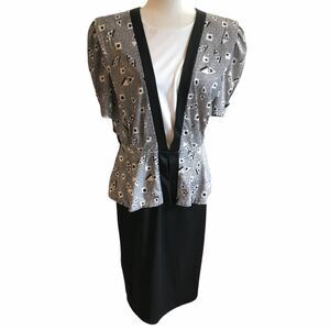 Vintage 1930’s 1940’s peplum style dress